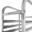 Carucior inox pentru 18 tavi GN 11, 38x55xH175 cm