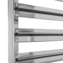 Carucior inox pentru 18 tavi GN 11, 38x55xH175 cm