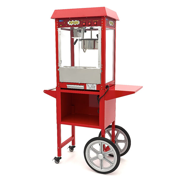 Carucior pentru masina de popcorn, 94x37x82cm Vrei sa poti merge peste