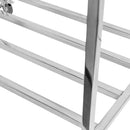 Carucior pentru rufe 2 compartimente 90x65x85 cm gri-maro Carucior pentru rufe 2 x