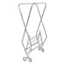Carucior pentru rufe 62x60x95 cm pliabil bej