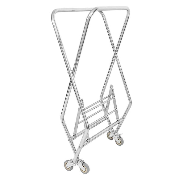 Carucior pentru rufe 62x60x95 cm pliabil bej