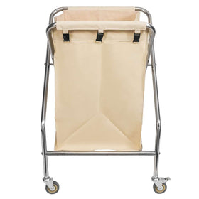 Carucior pentru rufe 62x60x95 cm pliabil bej
