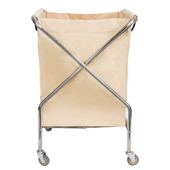 Carucior pentru rufe 62x60x95 cm pliabil bej