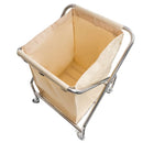 Carucior pentru rufe 62x60x95 cm pliabil bej