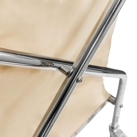 Carucior pentru rufe 62x60x95 cm pliabil bej