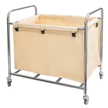Carucior pentru rufe 88x54x89 cm bej