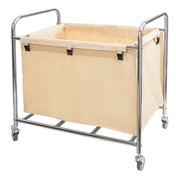 Carucior pentru rufe 88x54x89 cm bej