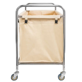 Carucior pentru rufe 88x54x89 cm bej
