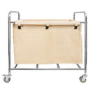 Carucior pentru rufe 88x54x89 cm bej