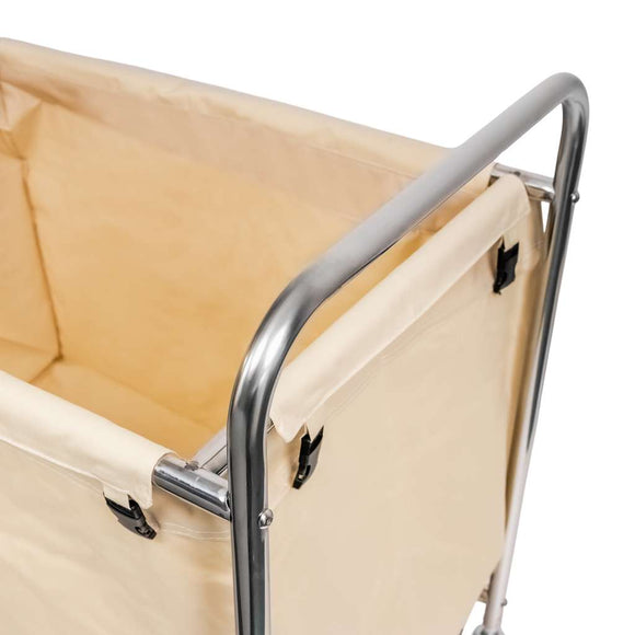 Carucior pentru rufe 88x54x89 cm bej