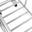 Carucior pentru rufe 90x65x83.5 cm albastru Carucior pentru rufe 400 L