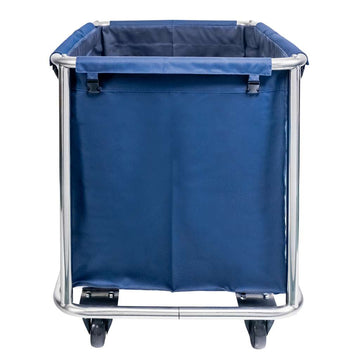 Carucior pentru rufe 90x65x83.5 cm albastru Carucior pentru rufe 400 L