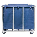 Carucior pentru rufe 90x65x83.5 cm albastru Carucior pentru rufe 400 L