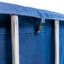 Carucior pentru rufe 90x65x83.5 cm albastru Carucior pentru rufe 400 L