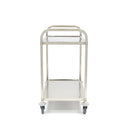 Carucior servire cu 2 polite, inox, 95x51x94cm
