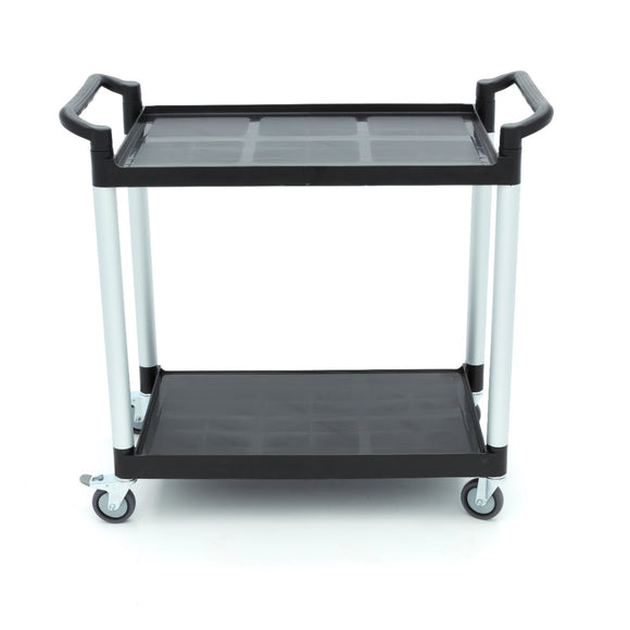 Carucior servire cu 2 polite, plasticaluminiu, 103x50,5cm Acest carucior de servire va