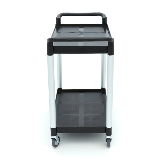 Carucior servire cu 2 polite, plasticaluminiu, 103x50,5cm Acest carucior de servire va