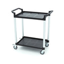 Carucior servire cu 2 polite, plasticaluminiu, 86,5x42,5cm Acest carucior de servire va