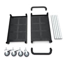 Carucior servire cu 2 polite, plasticaluminiu, 86,5x42,5cm Acest carucior de servire va