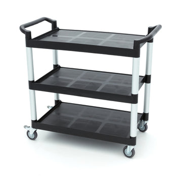 Carucior servire cu 3 polite, plasticaluminiu, 103x50,5cm Acest carucior de servire va