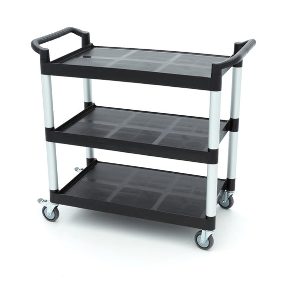 Carucior servire cu 3 polite, plasticaluminiu, 103x50,5cm Acest carucior de servire va