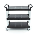 Carucior servire cu 3 polite, plasticaluminiu, 103x50,5cm Acest carucior de servire va