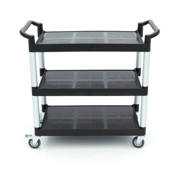 Carucior servire cu 3 polite, plasticaluminiu, 103x50,5cm Acest carucior de servire va