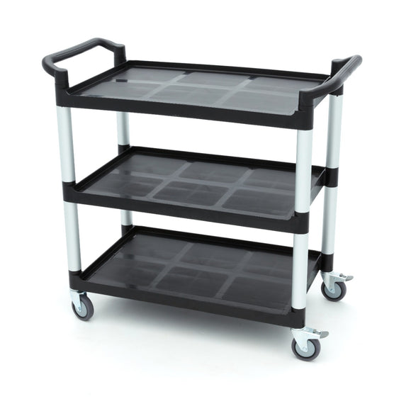 Carucior servire cu 3 polite, plasticaluminiu, 103x50,5cm Acest carucior de servire va