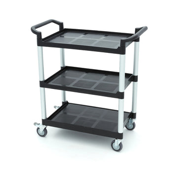 Carucior servire cu 3 polite, plasticaluminiu, 86,5x42,5cm Acest carucior de servire va