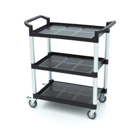 Carucior servire cu 3 polite, plasticaluminiu, 86,5x42,5cm Acest carucior de servire va