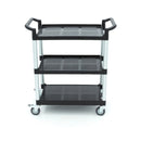 Carucior servire cu 3 polite, plasticaluminiu, 86,5x42,5cm Acest carucior de servire va