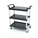 Carucior servire cu 3 polite, plasticaluminiu, 86,5x42,5cm Acest carucior de servire va