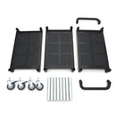 Carucior servire cu 3 polite, plasticaluminiu, 86,5x42,5cm Acest carucior de servire va