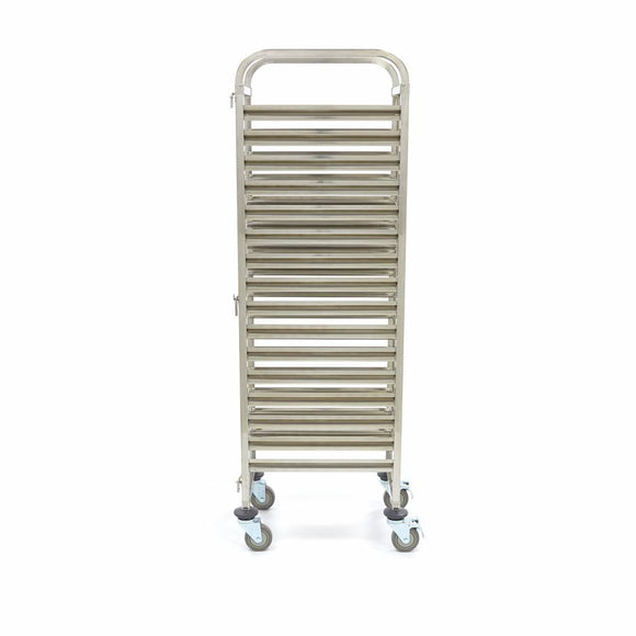 Carucior simplu pentru 16 cuve GN 11 Un cărucior pentru tăvi robust