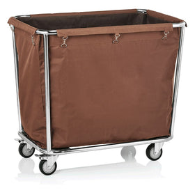 Carucior spalatorie rufe murdare 250 Litri, rama inox sudata. 4 roți pivotante Ø 10