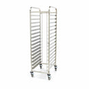 Carucior pentru tavi patiserie, capacitate 16 tavi 60x40 cm