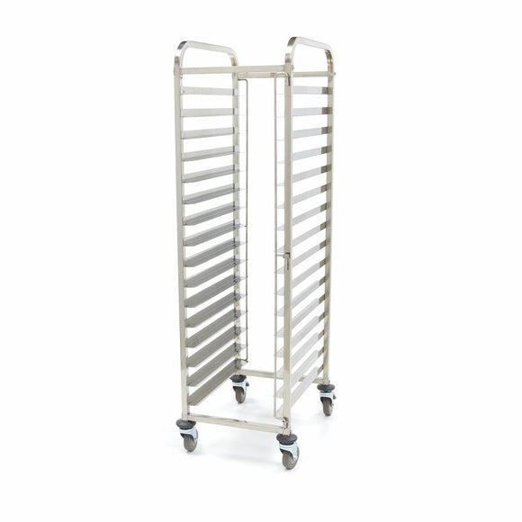 Carucior pentru tavi patiserie, capacitate 16 tavi 60x40 cm