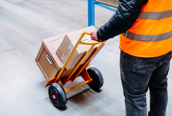 Carucior transport cu platforma pliabila 200 kg, roti cu rulment