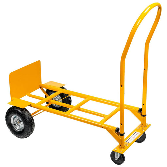 Carucior transport pliabil 2in1, 250 kg, roti cu rulment