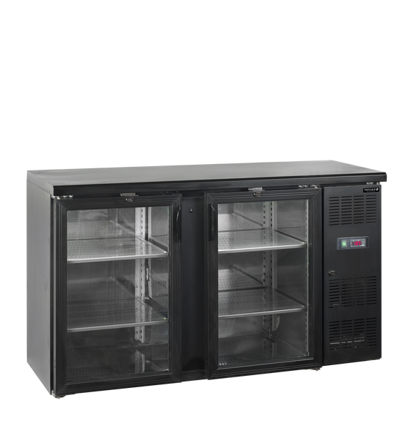 CBC210G-SS430 lustruit, 277 l, 2 la 10, 2 uși din sticlă cu închidere automată, Ventilat, LED, 250 W, C