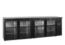 CBC410G-Negru, 605 l, 2 la 10, 4 uși din sticlă cu închidere automată, Ventilat, LED, 320 W, C Gama CBC de backbars este
