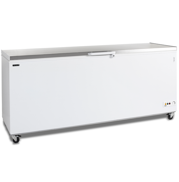 Lada congelator inghetata alba roti duble CF700SELF, 600 l Tefcold – lada congelator inghetata pentru magazine, HoReCa si expunere