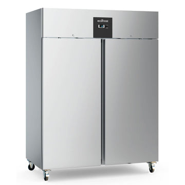 Congelator inox cu 2 usi, -18 -22ºC,1300 Lt., agent frigorific ecologic R290