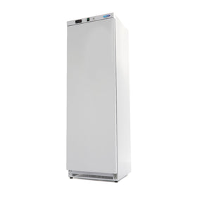 Congelator vertical, -18C -22C, racire statica, 6 polite fixe, 400 litri, alb