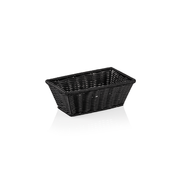 Cos GN 14 Weaver Pro GN, negru, polipropilena, otel cromat nichel 1810