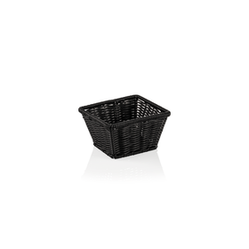 Cos GN 16 Weaver Pro GN, negru, polipropilena, otel cromat nichel 1810