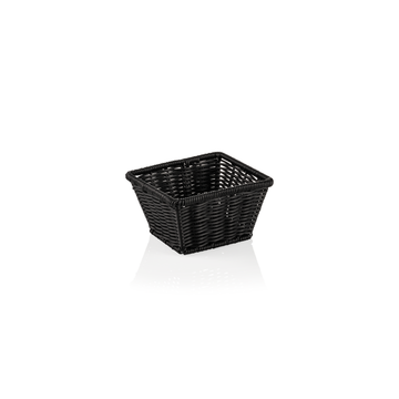 Cos GN 16 Weaver Pro GN, negru, polipropilena, otel cromat nichel 1810