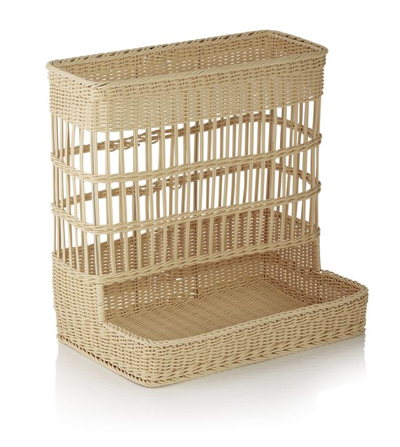 Cos pentru paine Weaver Pro , 60 x 39 x 60,5 cm, bej deschis, polipropilena, fara BPA