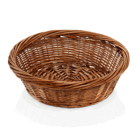 Cos pentru servire, Ø 43 cm, inaltime 13 cm, rachita html Acest coș elegant din
